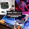 Numark DJ2GO2 Touch – Mini DJ controller for travel – 2-panel USB DJ console, audio interface and capacity Jogwheels, 4 Pad mode; software included
