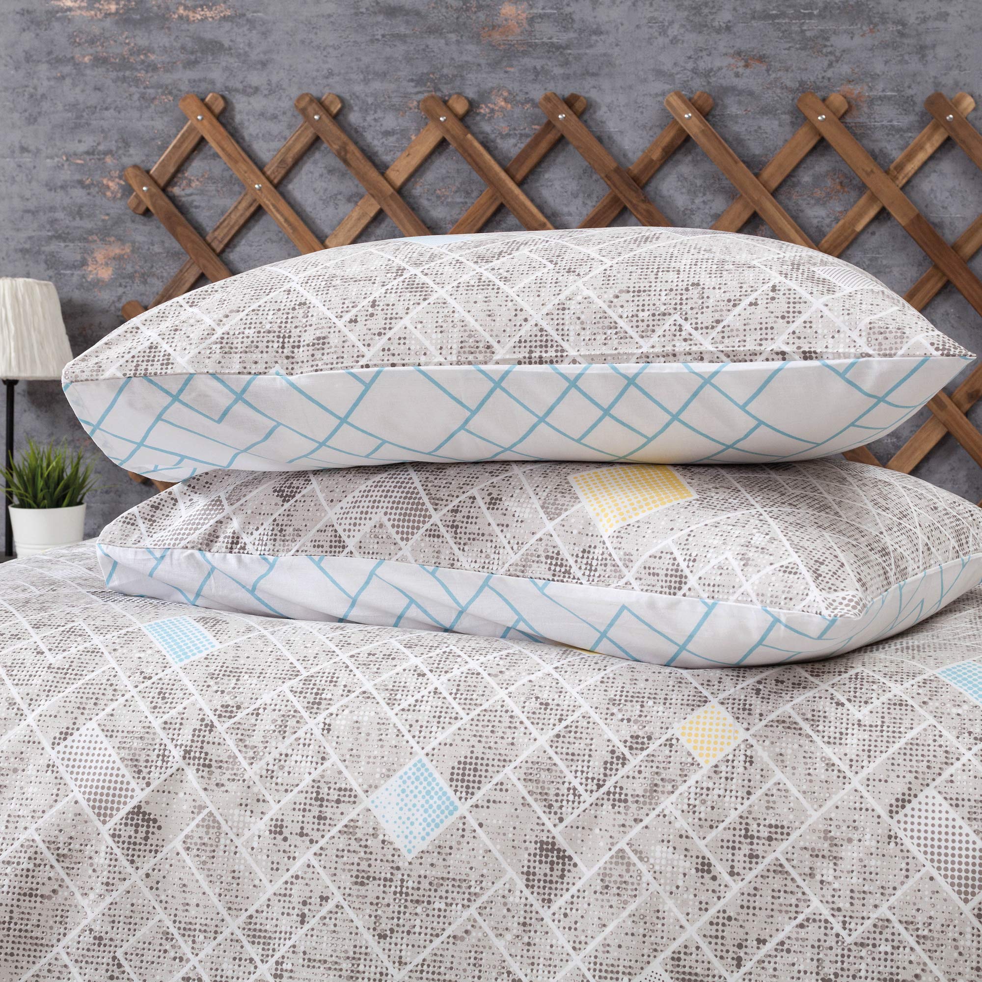 Amazon.co.jp: SUSSEXHOME ベージュクリエーションズ掛け布団カバー