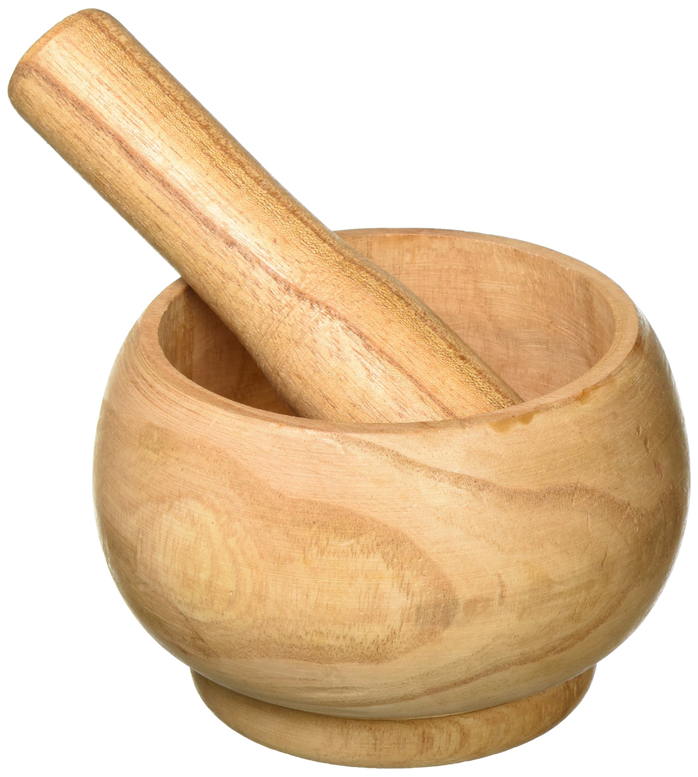 Uniware Heavy Duty Wood Mortar and Pestle (3.5