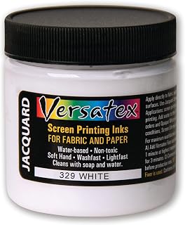 Jacquard Versatex Screen Printing Inks, White