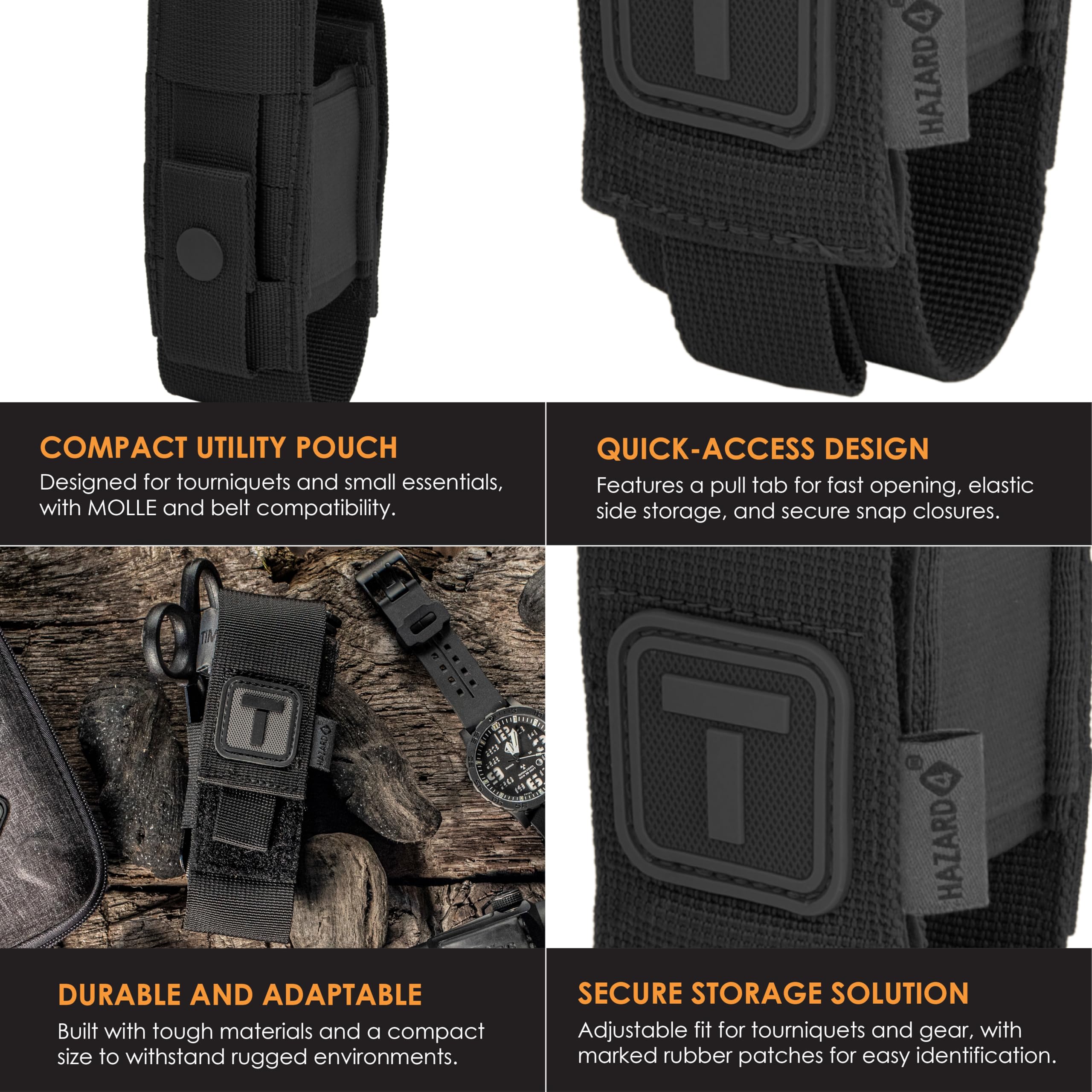 Amazon.com : Hazard 4 Tourniquet Storage/Molle Medical Pouch