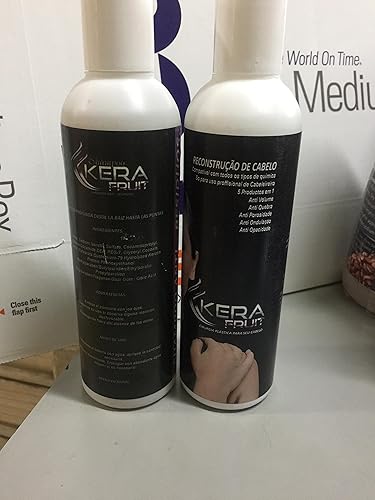 Miniatura 3 de Keratina kera Fruit 16oz/16.9 fl oz. kit con champú. Tratamiento De Keratina Alisado profundo