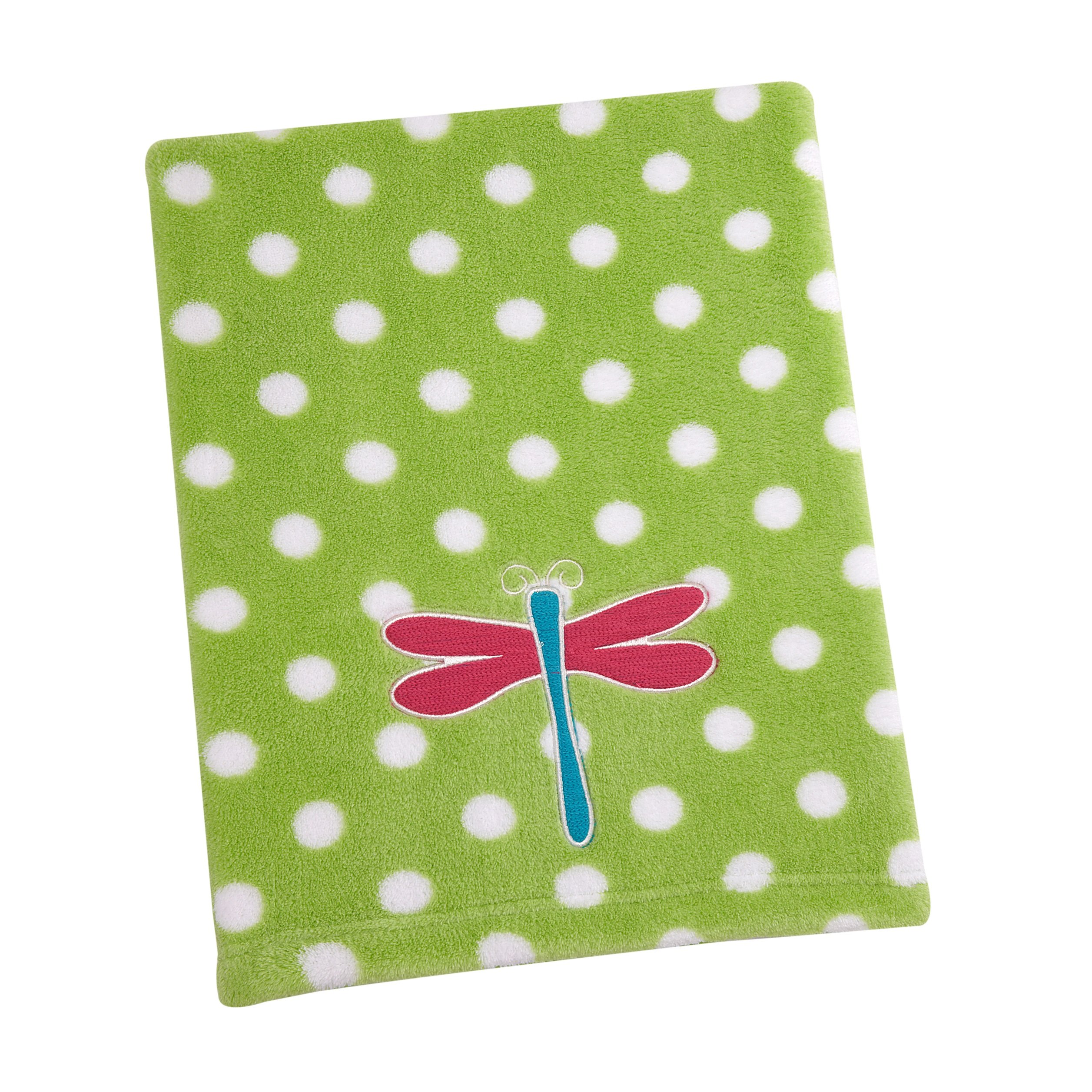 Sadie & Scout Dragonfly Blanket, Green
