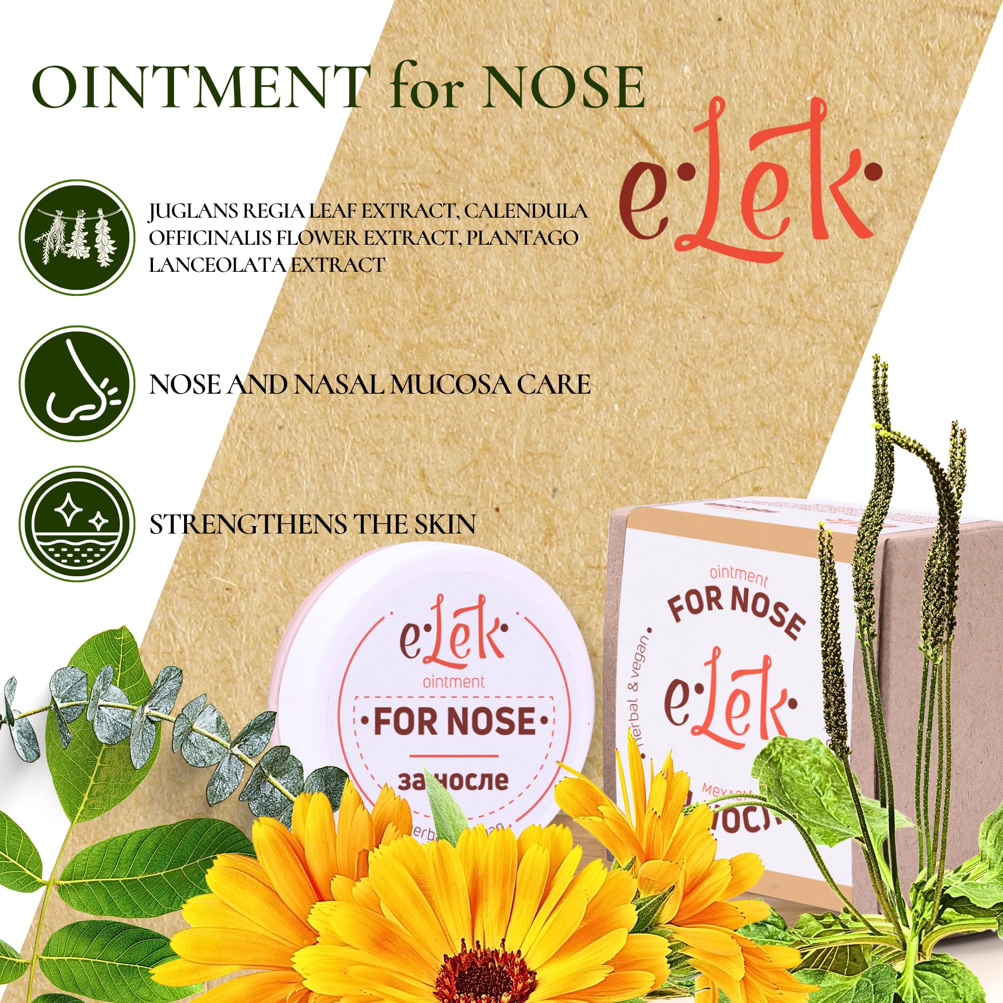 ELEK Nasal Ointment with Nose Oil, 20 ml - Image 2