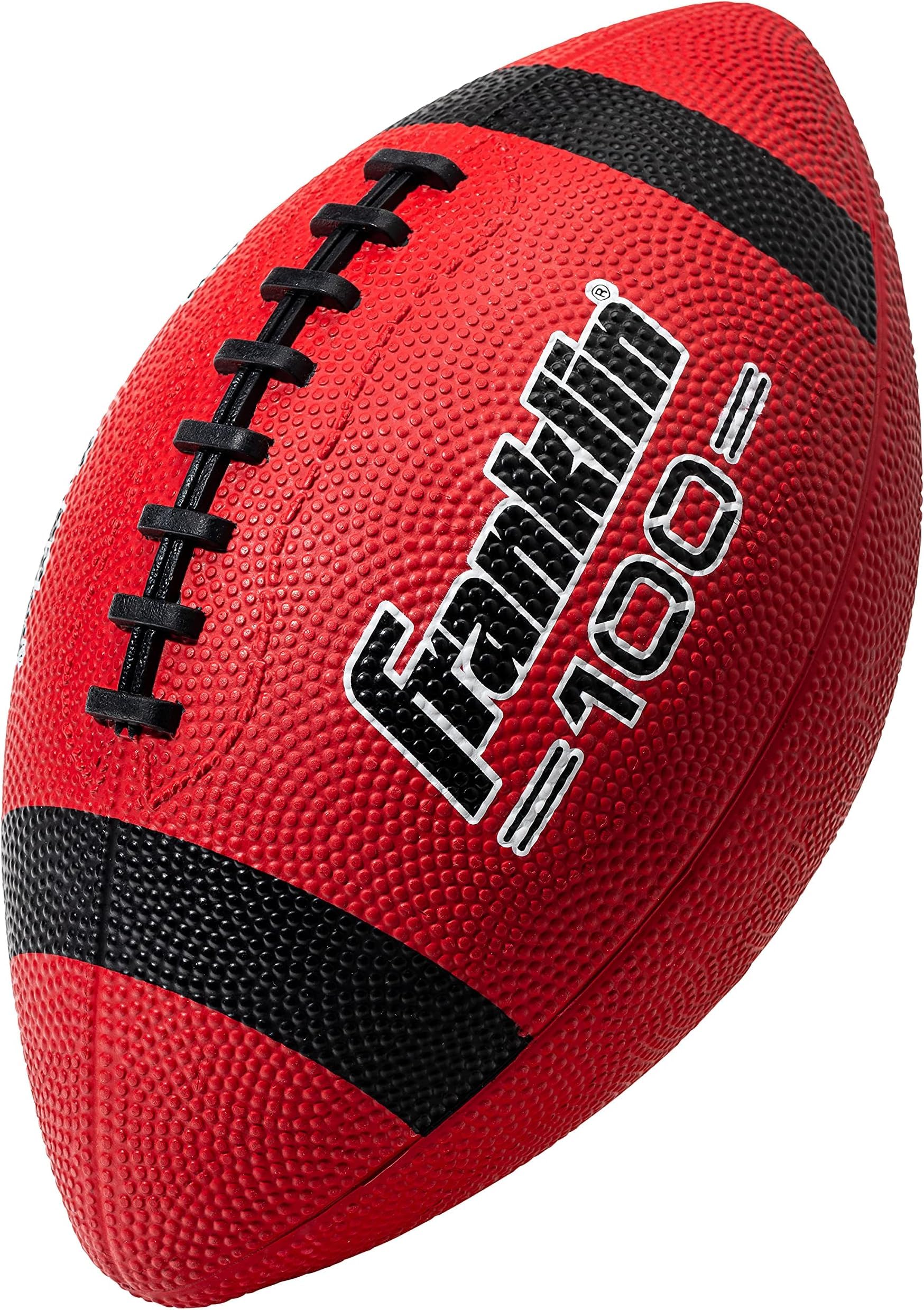 Franklin Sports Grip Rite 100 Rubber Junior Football (Pack of 6)