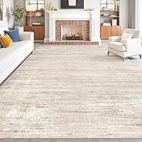 Vista 10 de Alfombras lavables de 5 x 7 pies, antideslizantes, modernas, abstractas, suaves para sala de estar, entrada, dormitorio, guardería, alfombra Beige