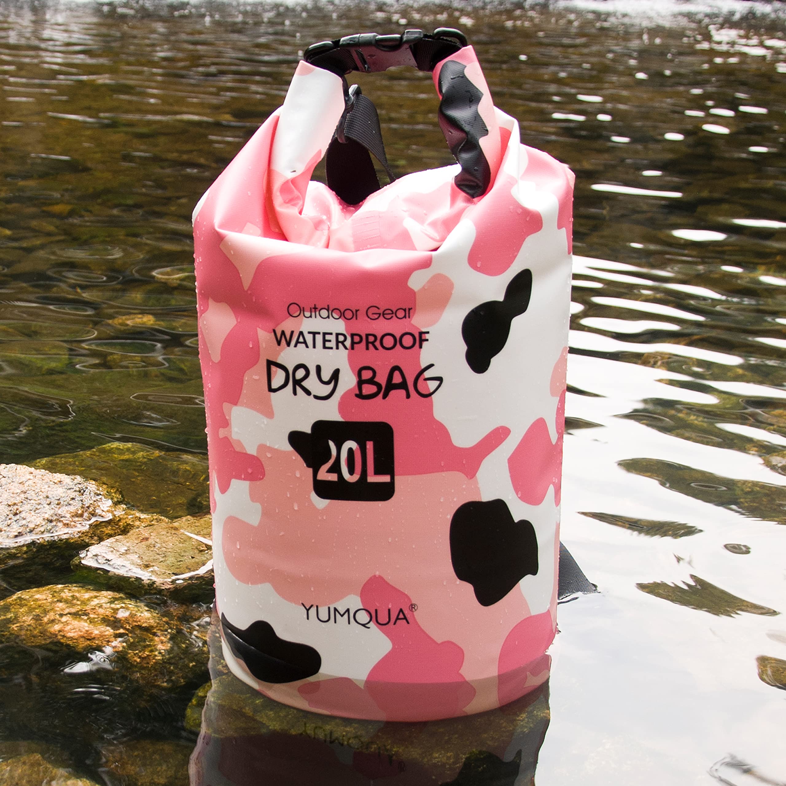 YUMQUA Sac Étanche Nautique 5L/10L/20L/30L/40L Dry Bag Sac Étanche pour Navigation Plaisance, Kayak, Natation, Randonnée, Camping, Rafting, Pêche