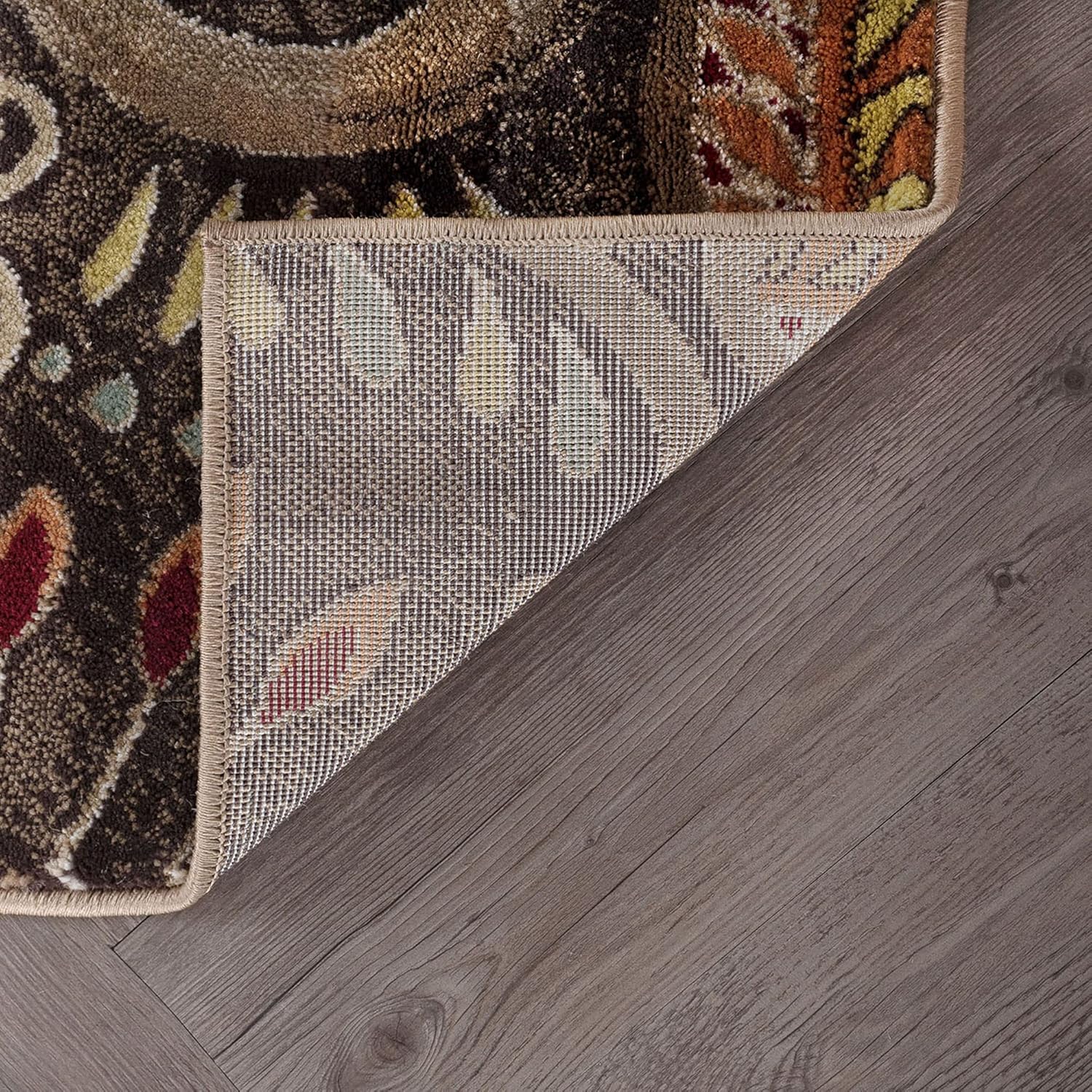 Brown Large 9x12 Area Rug 9x12 - Indoor Area Rugs for Living Room - Dining Room Rug - Bedroom Rug - Kitchen Rug - Entryway Rug Contemporary Carpet - Alfombras para Salas Modernas Grandes
