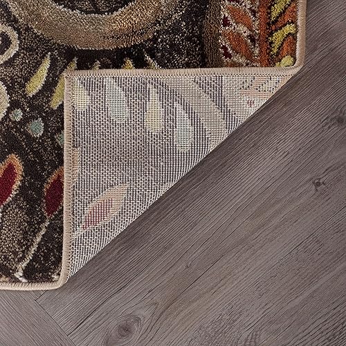 Miniatura 7 de Alfombra de área marrón grande de 7 x 10 pies, 7 x 10, alfombras interiores para sala de estar, comedor, alfombra de dormitorio, alfombra de cocina,