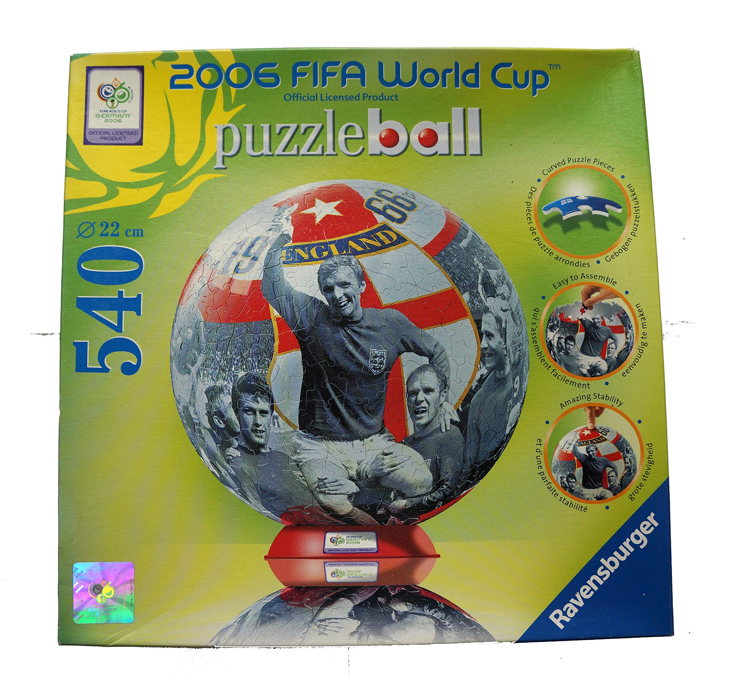 Ravensburger Puzzleball - England 1966 World Cup Win (540 pieces)