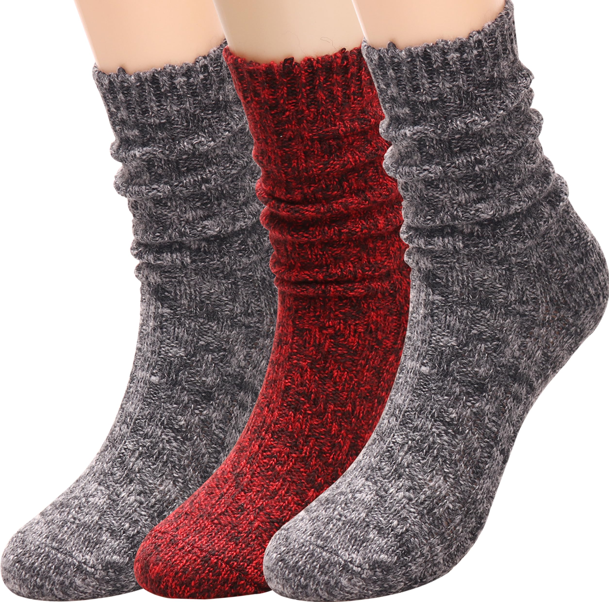 TINTAO Boot Socks for Women,Women's Winter Thick Warm Socks Cozy Crew Socks Gift Socks,size (5-9),#1309