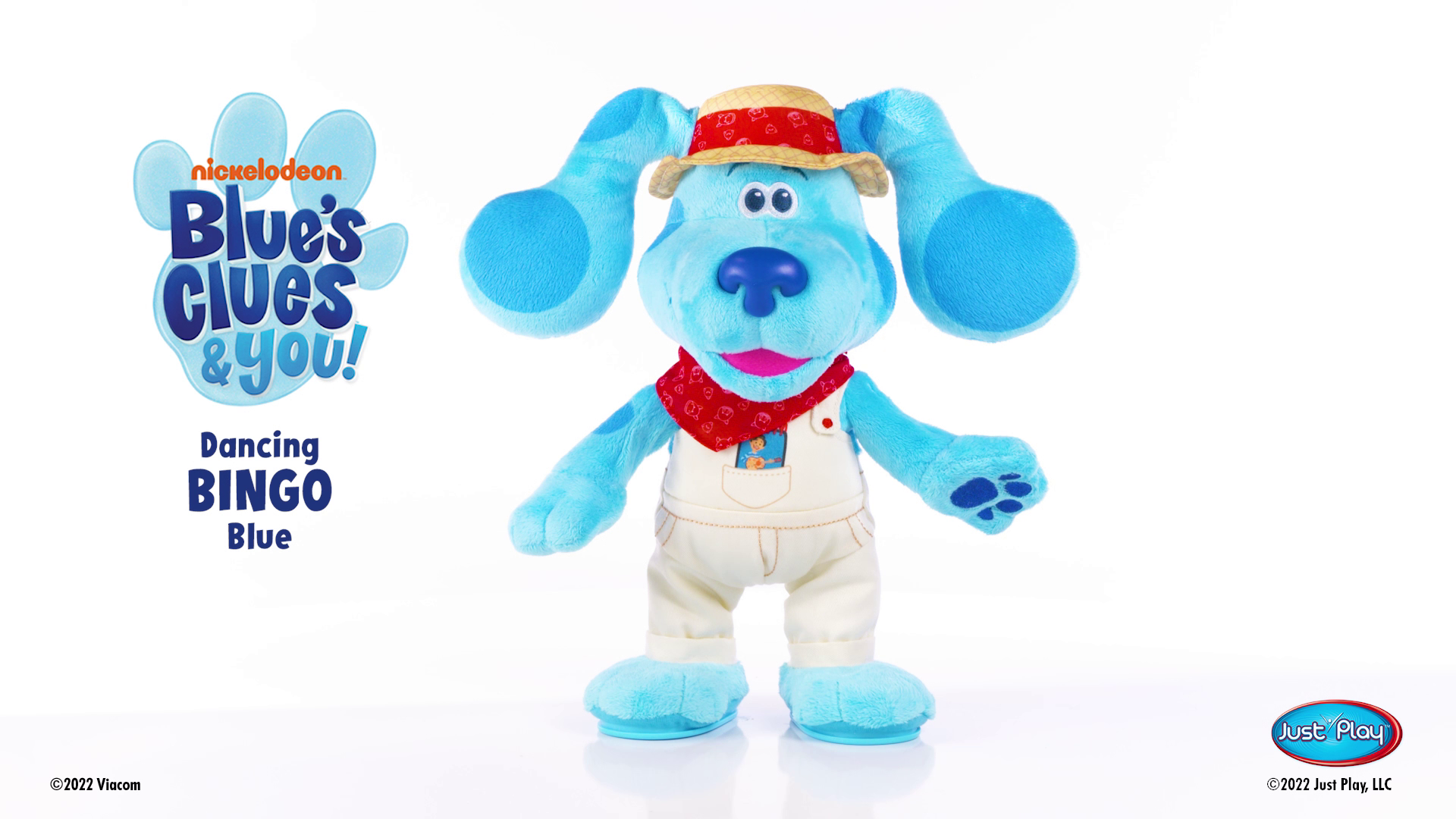 Blue's Clues & You! Dance-Along Blue Plush Toy - Interactive Singing & Dancing Puppy With Guitar