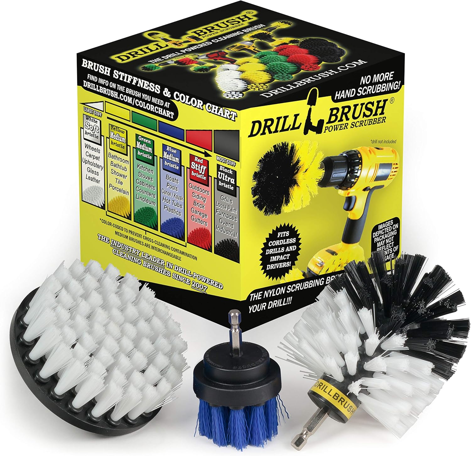 Drillbrush Pet Hair Remover Brush Lint Roller Brush