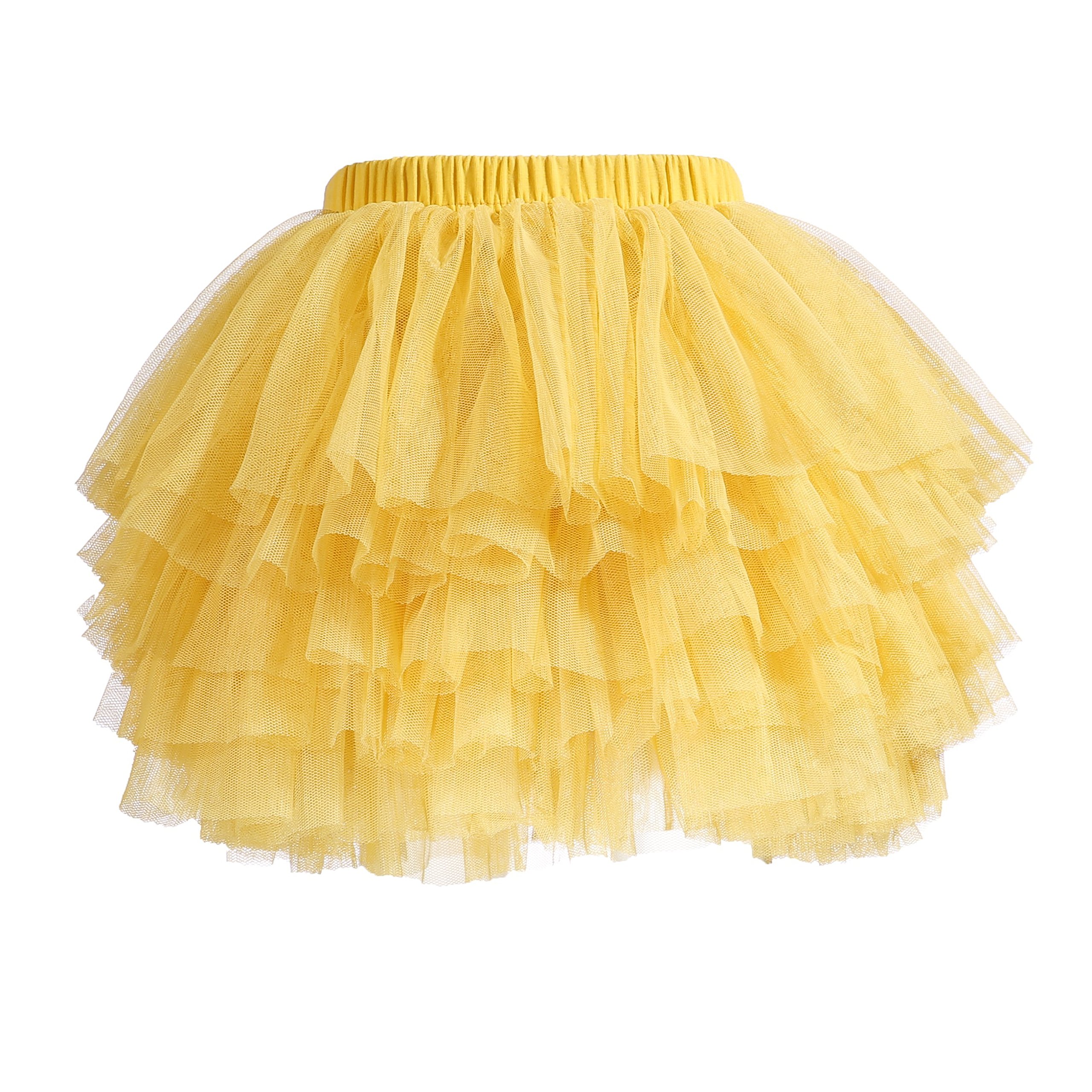Falda tutú para bebé niña niño 6 capas Tulle faldas 1-8T - - 12-24 meses