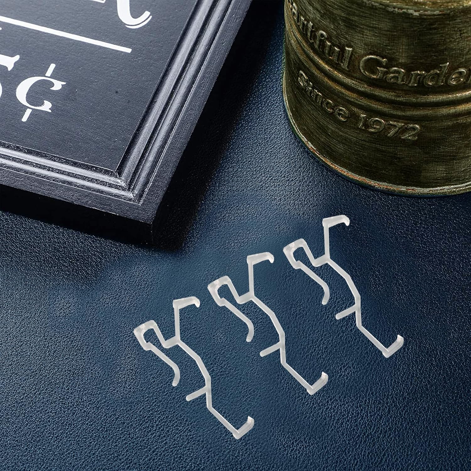 200pcs Valance Clips for Window Blinds,2.5inch Clear Plastic Valance Retainer Holder