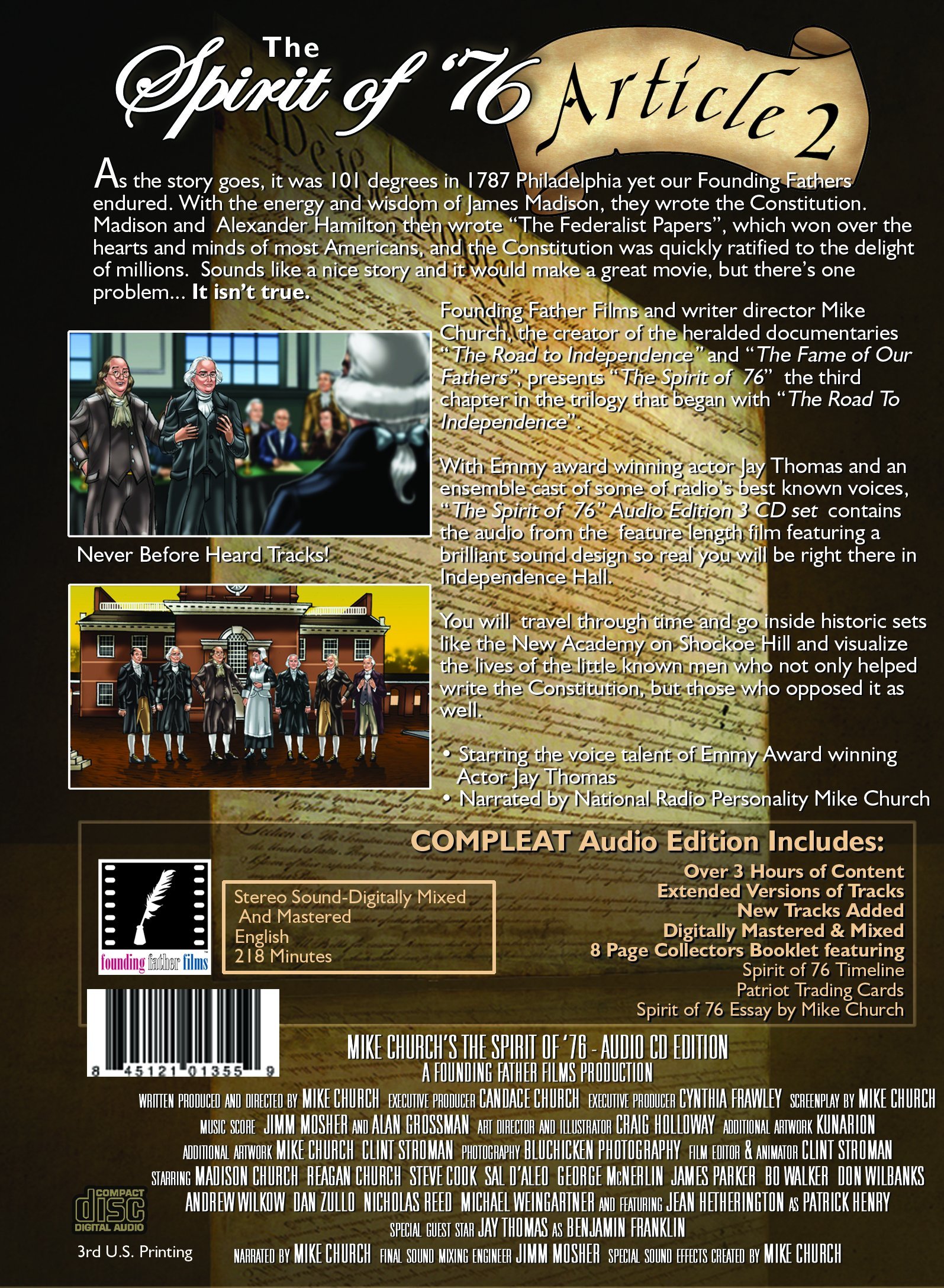 The Spirit of 76 COMPLEAT Edition - 3 CD Set