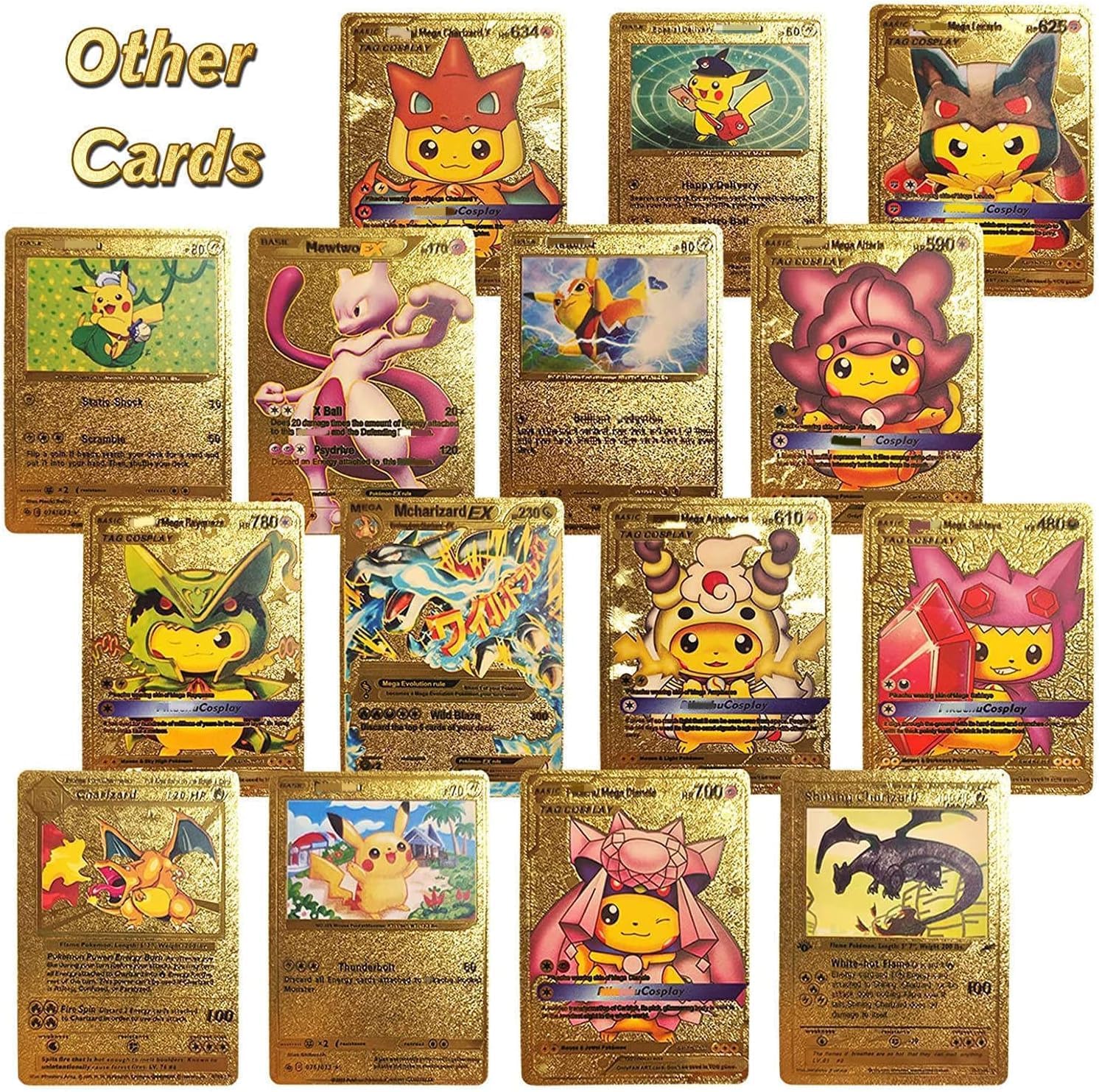 golden pokemon cards 55 pcs Poly Coated Paper 55 Pcs Golden Pokemon Cards at 80/pack in Mumbai