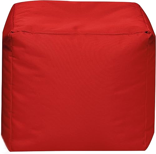 Vista 19 de Gouchee Home Cube Brava Puf otomano reposapiés – Gris – Moderno puf cuadrado con tela repelente al agua – Puf de piso para sala de estar, dormitorio