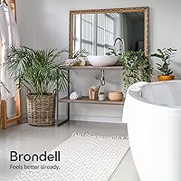 Vista 8 de Brondell LT89 - Asiento de inodoro con bidé eléctrico, se adapta a inodoros alargados, color blanco – Control lateral, lavado con agua caliente