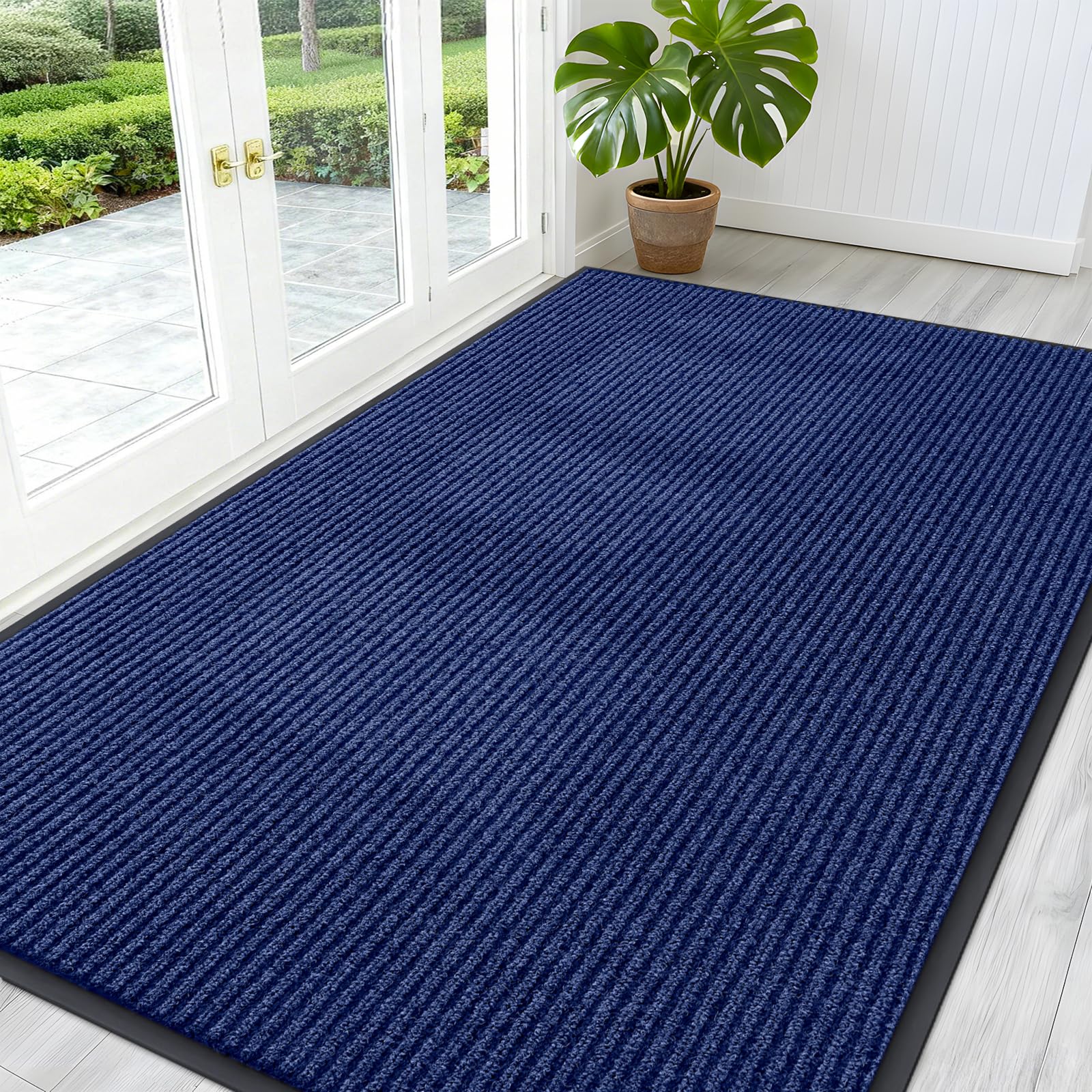 OLANLY Front Door Mat Indoor Outdoor Entrance, Waterproof Heavy Duty Doormat, Fade Resistant, Low Profile, Easy Clean Patio Porch Welcome Floor Mats for Entry, 29.5x17, Beige — view 28