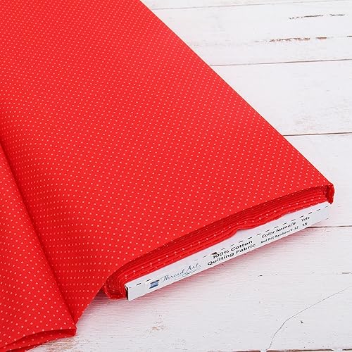 Vista 15 de Threadart Tela de acolchado de algodón de alta calidad, diseño floral azul aguamarina, 44 pulgadas de ancho, 100% algodón, acolchado, costura