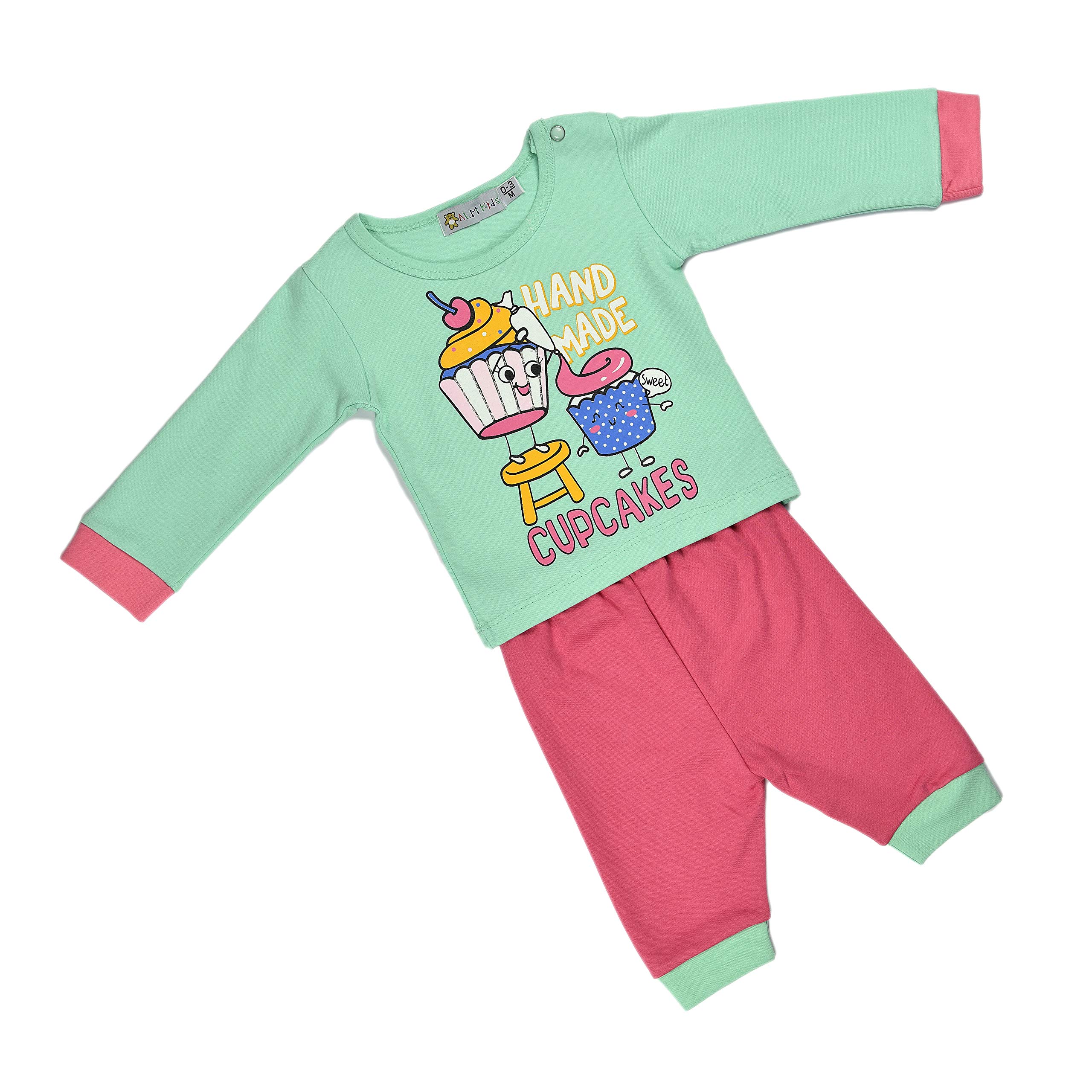 Baby Rompers two Piece Variations Blue and Pink combination & Grey and Pink combination for Baby Boy Baby Girl From New born upto 12 Months