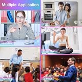 Wireless Microphone System,KIMAFUN 2. 4G Wireless Lavalier Microphone with Lavalier Lapel Mics,Transmitter&Receiver,for Camera,Computer,Speaker,Smart Phone,Teaching,Public Speaking,Voice aplifier,G130