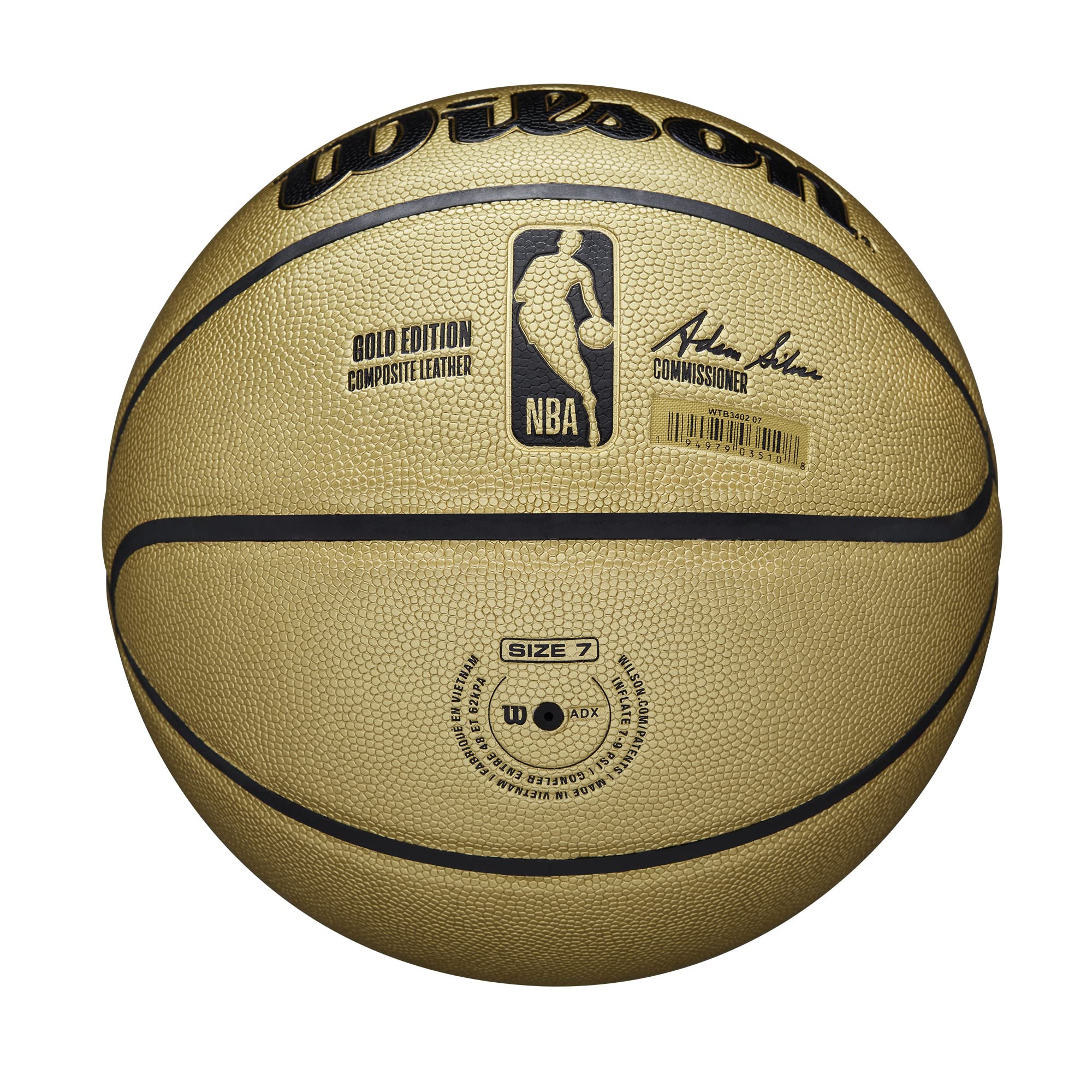 激レア ウィルソン ゴールドエディションボール 7号 ⑤ Amazon | WILSON NBA ゴールドエディション バスケットボール