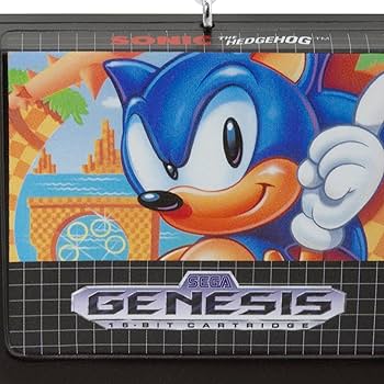Amazon.com: Hallmark Sonic The Hedgehog Game Cartridge Christmas