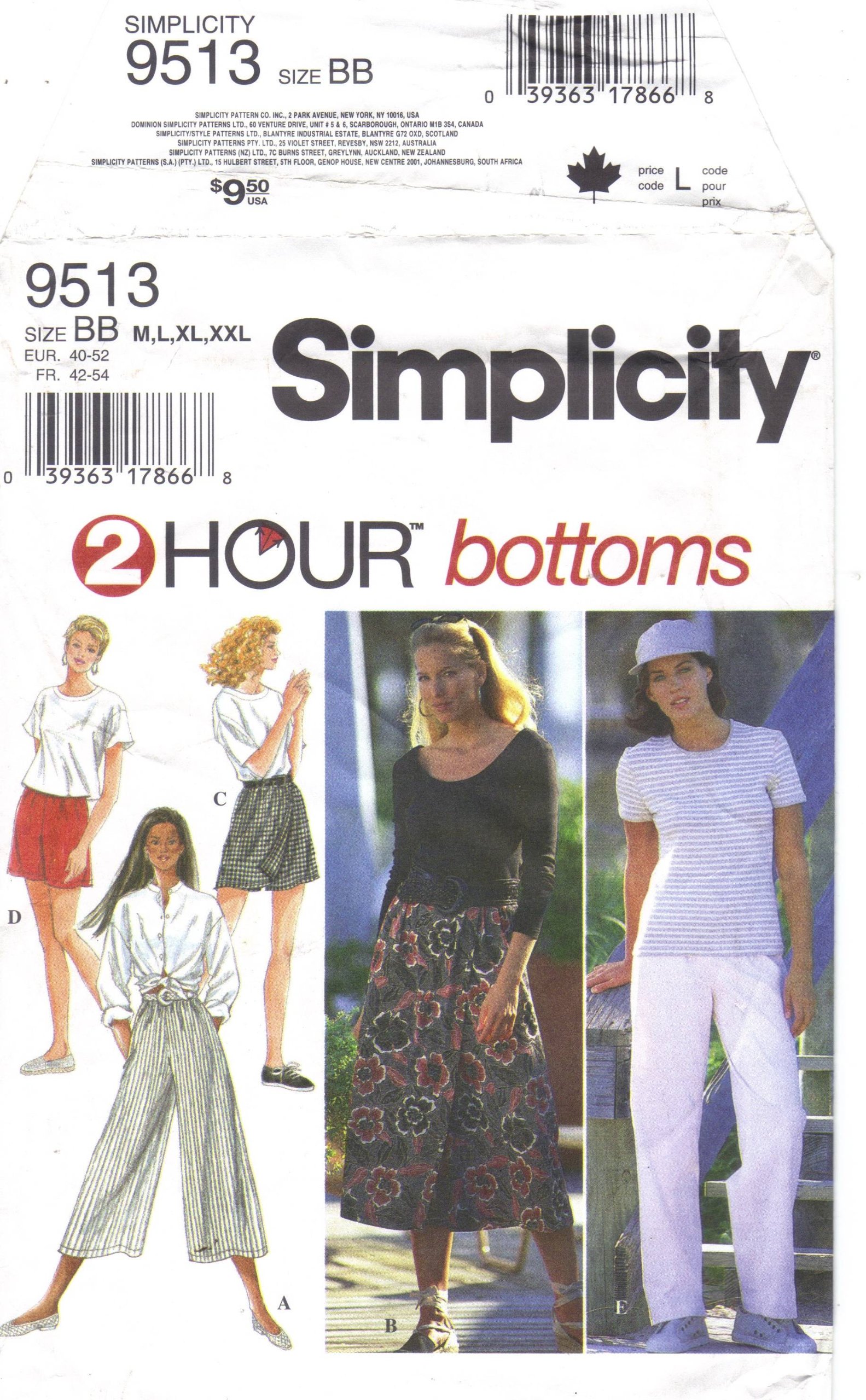Simplicity 9513 Bas de deux heures l'élégance des lignes classiques de la couture