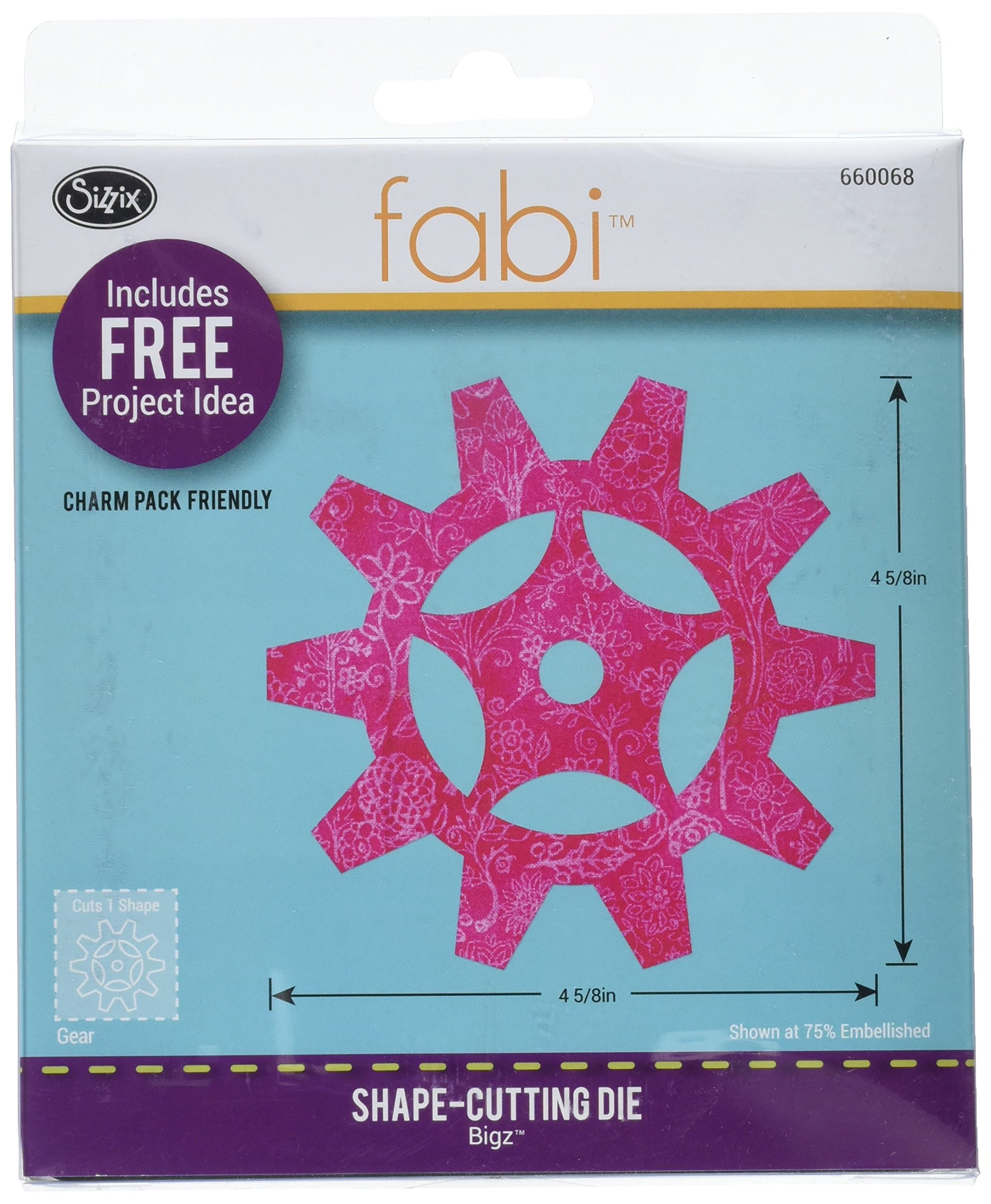 Sizzix 660068 Fabi Bigz Die, Gear by Lynda Kanase : Amazon