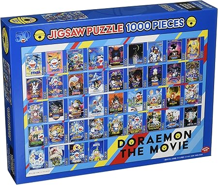 Amazon エンスカイ 1000ピース ジグソーパズル ドラえもん Doraemon The Movie 1980 51x73 5cm ジグソーパズル おもちゃ