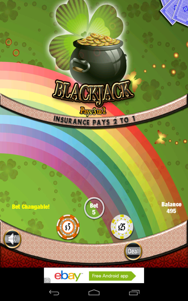 Lucky Irish Jackpot Blackjack 21 Free Cards Game Pride Pot of Gold