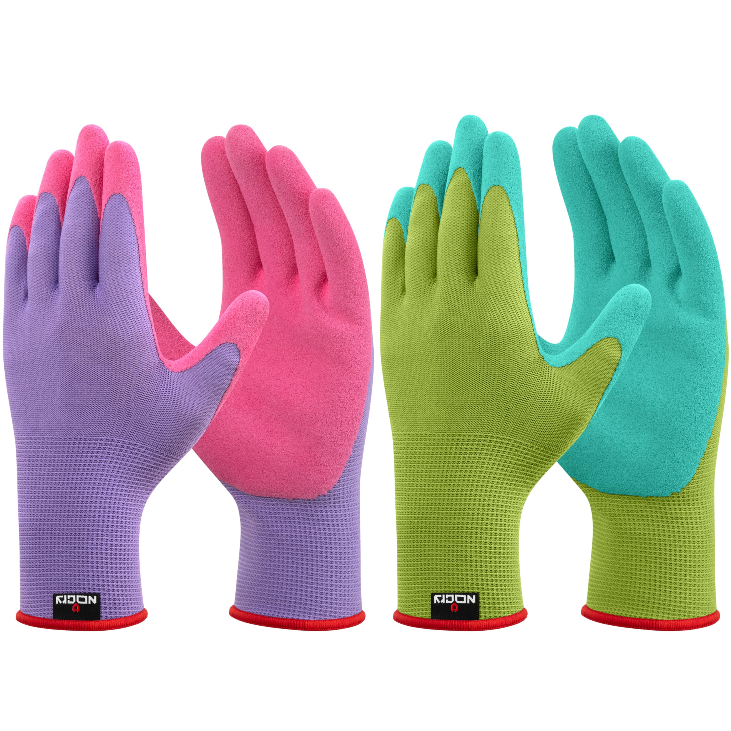 NoCry Premium Women's Gardening Gloves with Strong Non-Slip Grip - 100% Breathable, Superior Dexterity - Perfect Eco-Friendly Garden Gloves for Women