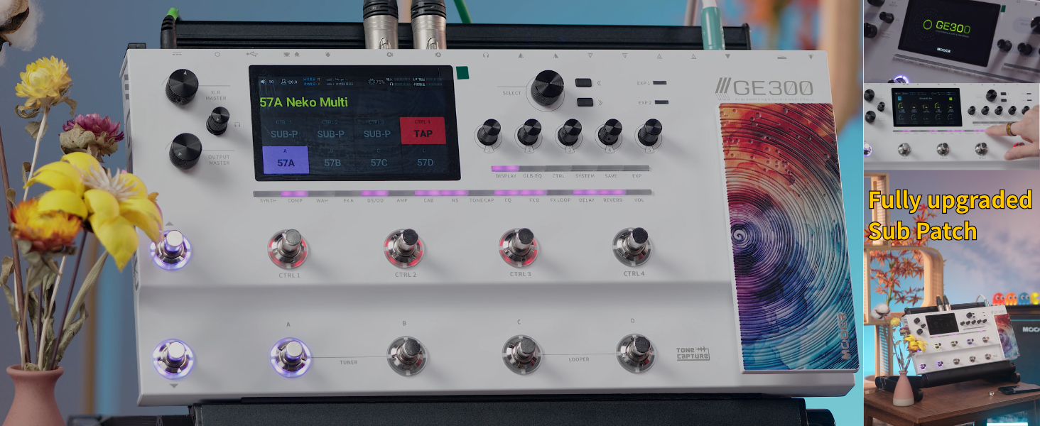 K-POP・アジア mooer ge 300 Amazon.com: MOOER GE300 Amp Modelling, Multi Effects, Guitar Synth