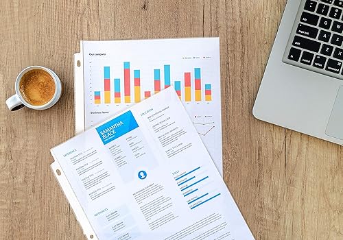 Vista 18 de Office Werks - Protectores de 250 hojas, protectores de páginas transparentes de 8.5 x 11 pulgadas para carpeta de 3 anillas, protectores