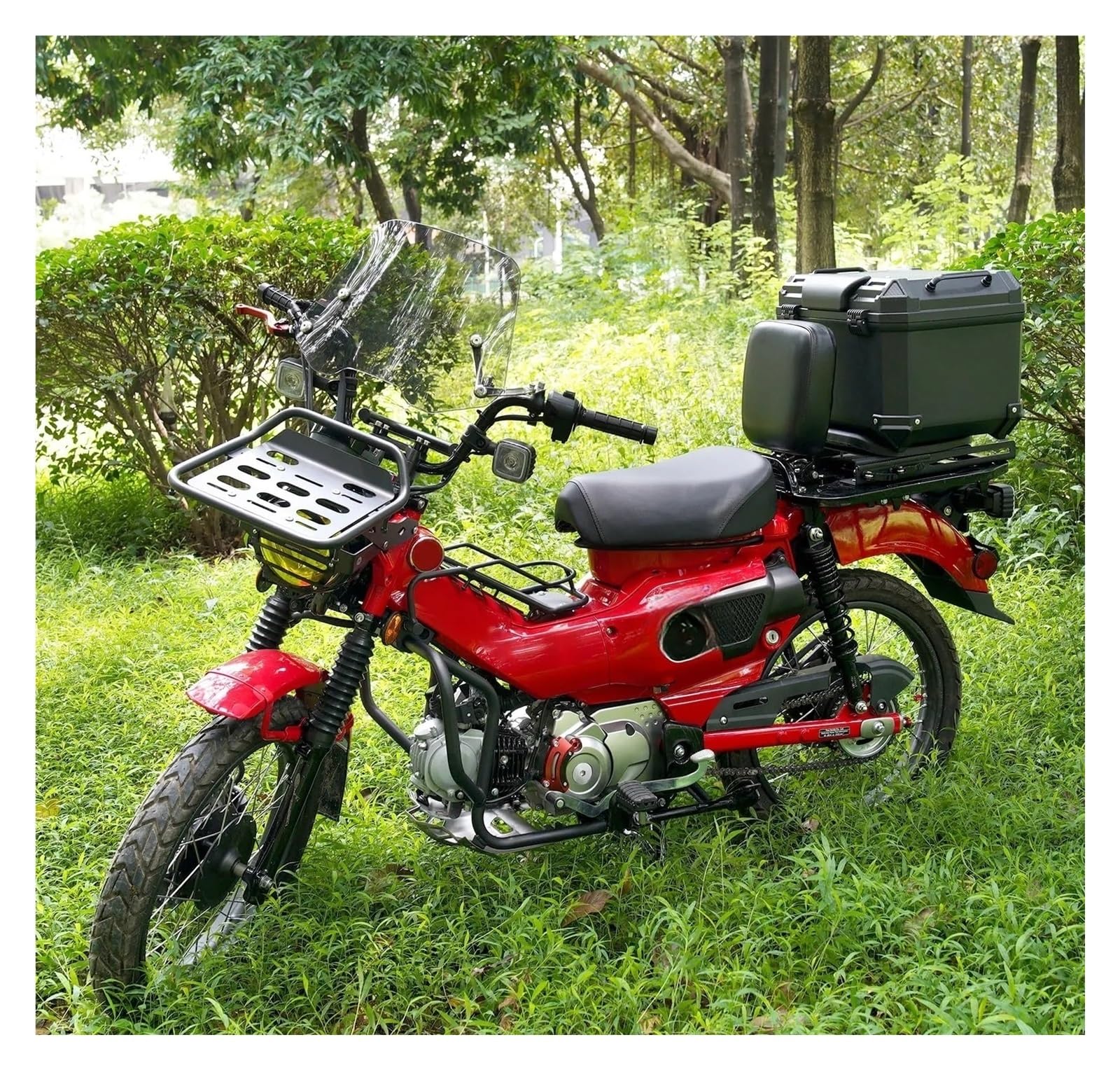 Moto Porte-Bagages Support De Rangement AV&Ant pour Moto, pour CT125 Hunter Cub Trail JA55/JA65 2020-2024, Accessoires