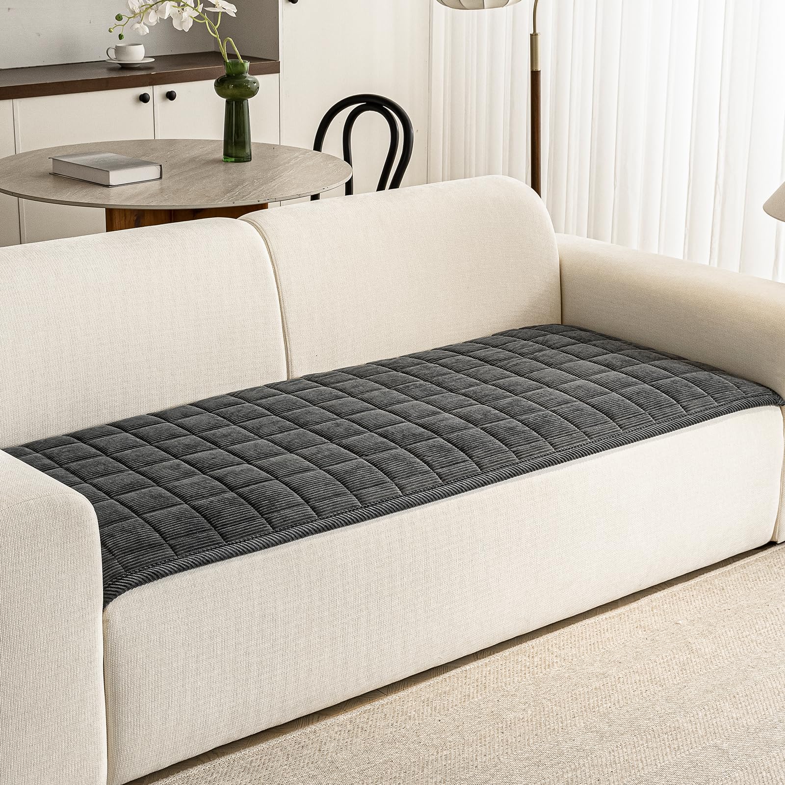 PJLZJFBY Corduroy Couch Cover
