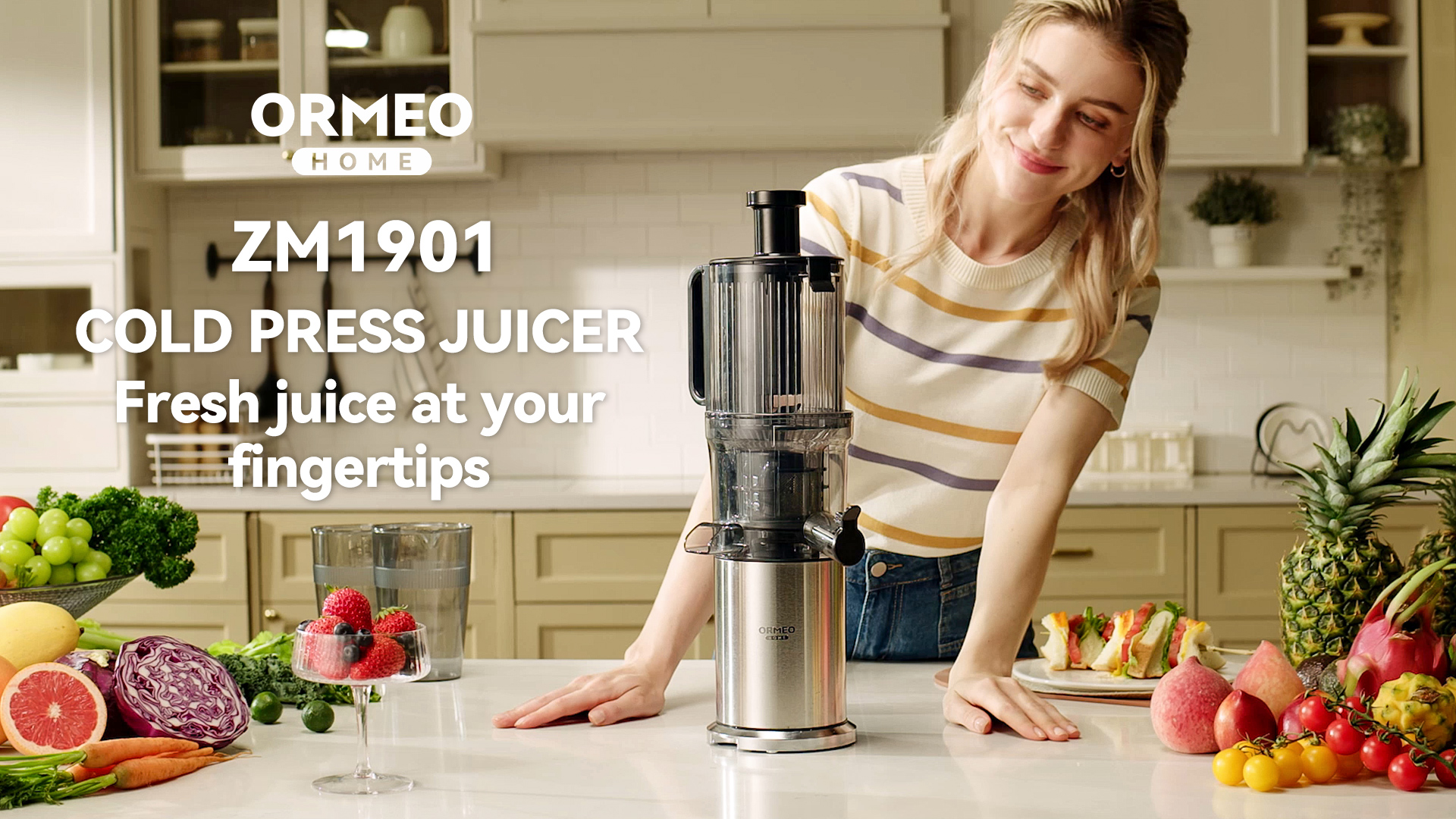 Amazon.com: Juicer Machines, Cold Press Juicer with 5.0” Large
