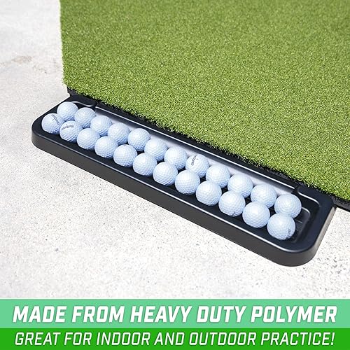 Miniatura 5 de GoSports All-Weather Golf Ball Tray - 24 Ball Capacity - Compatible with All Hitting Mats - Black or Green