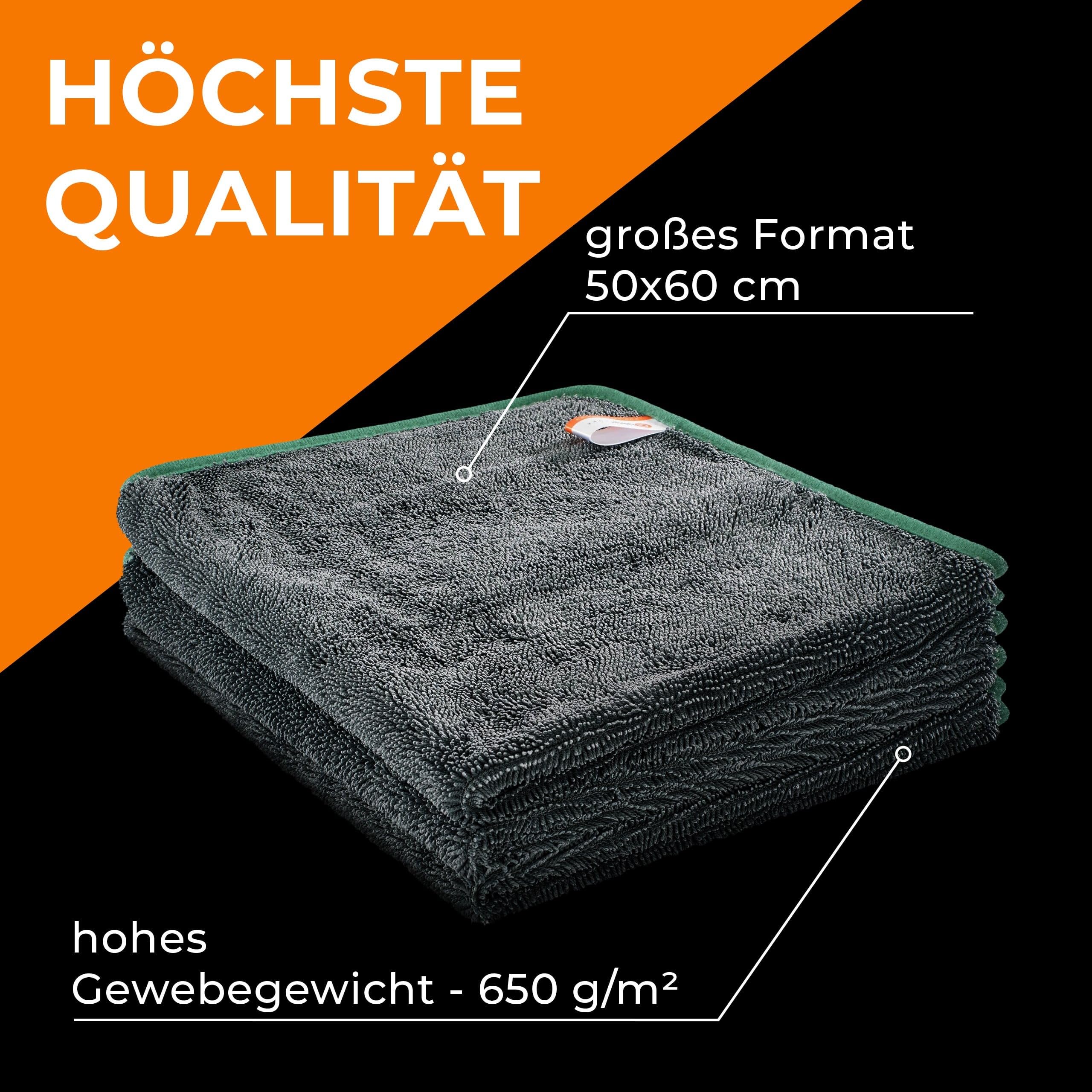 Quest Mikrofaser Reinigungstuch 50x60 cm saugstark - So Dry, Set mit 24