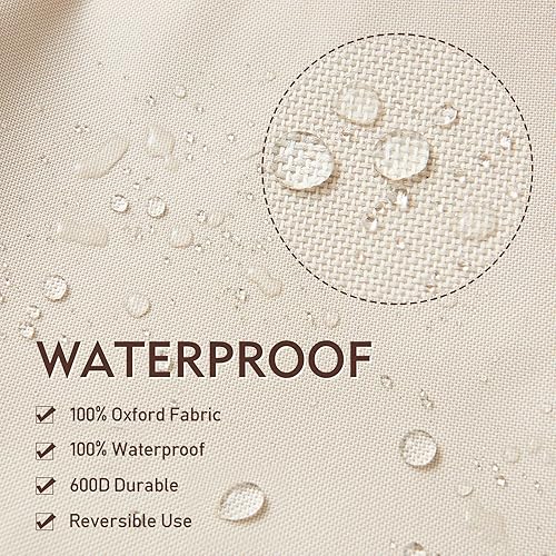 Miniatura 3 de Funda impermeable para silla de patio, resistente al agua
