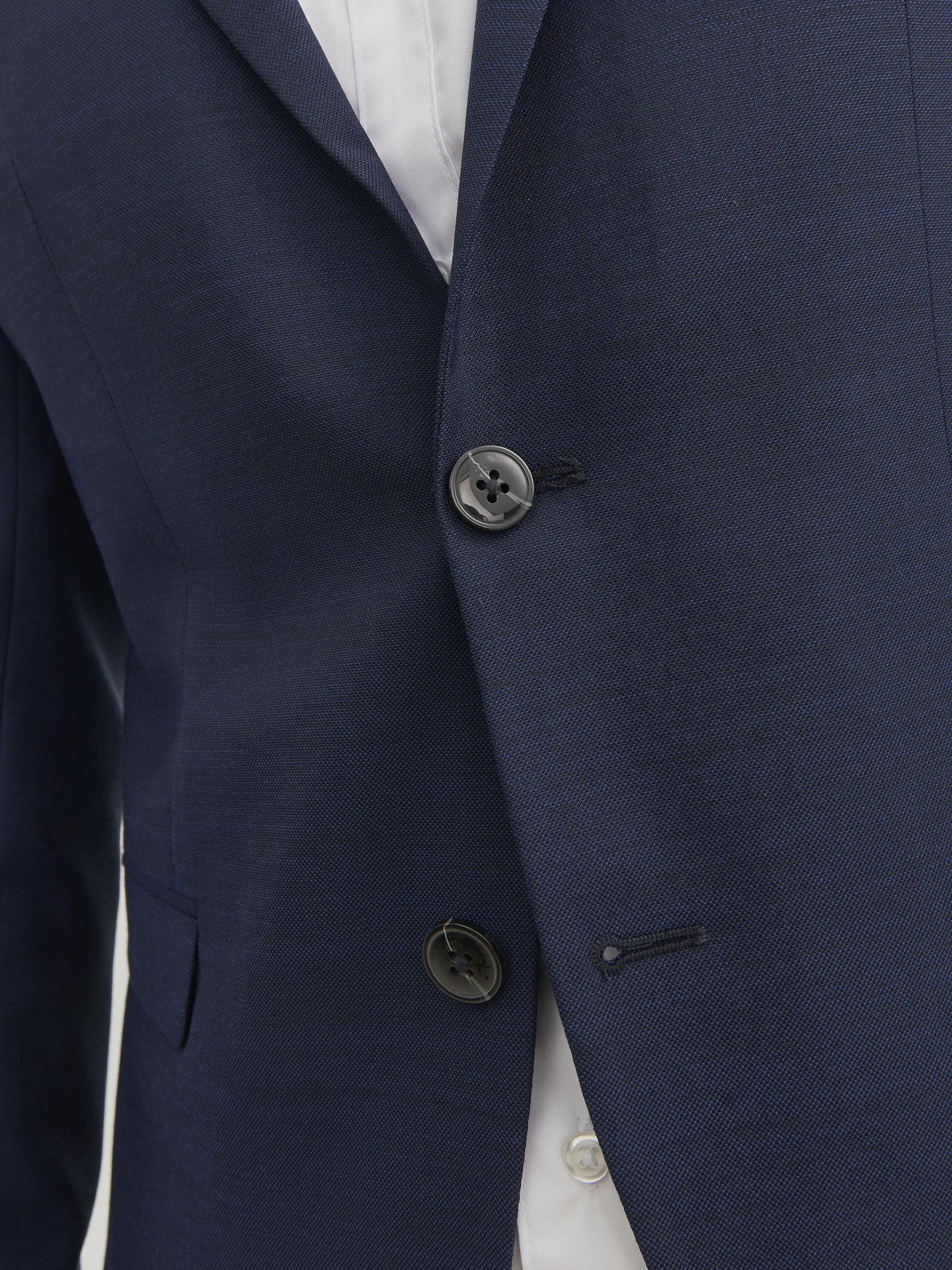JACK & JONES Single Breasted Blazer And Tailored Trousers JPRSOLARIS Super Slim Fit Suit