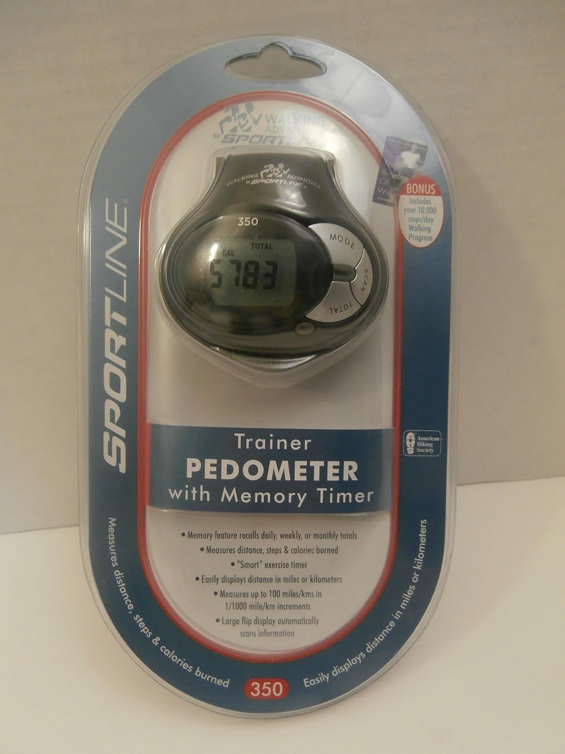Sportline 350 Pedometer Trainer Sport Pedometers