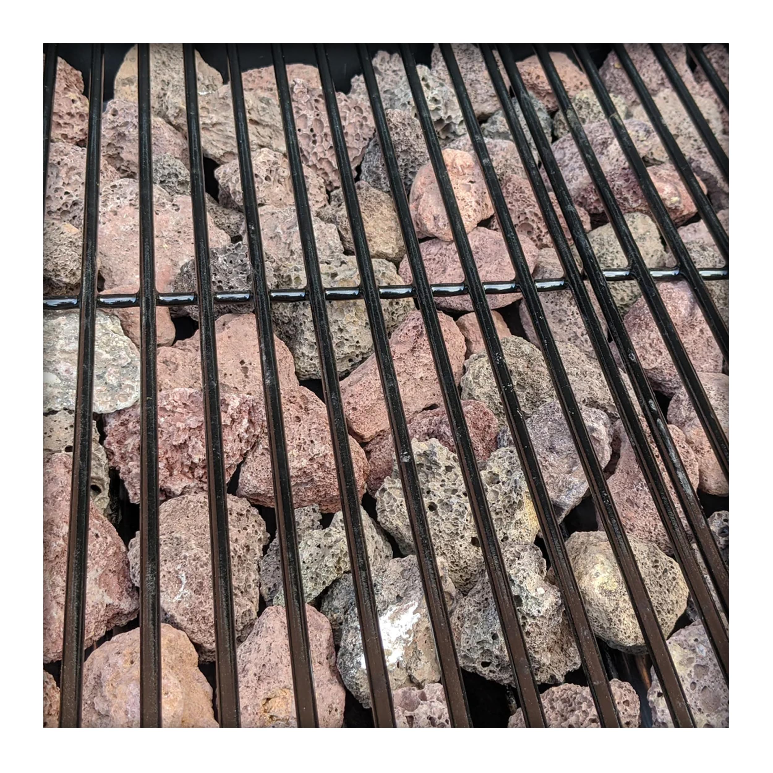 Grillkamin Stein 10 Kg Grill Lava Steine 16-32 Mm - Für Gas- & Elektrogrills | Natürliche Hitzeverteilung, Fettaufnahme Grillsteine Für Elektrogrill