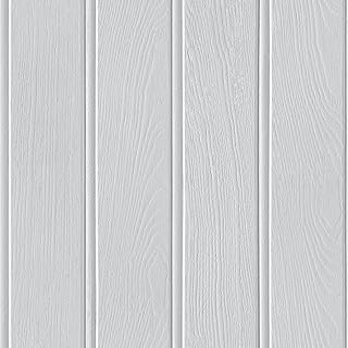 Arthouse Tongue & Groove Effect Wallpaper – Grey Wood Grain - Photographic Design – Rustic – Wood Slat Look - for Living Spaces & Feature Walls - 694300