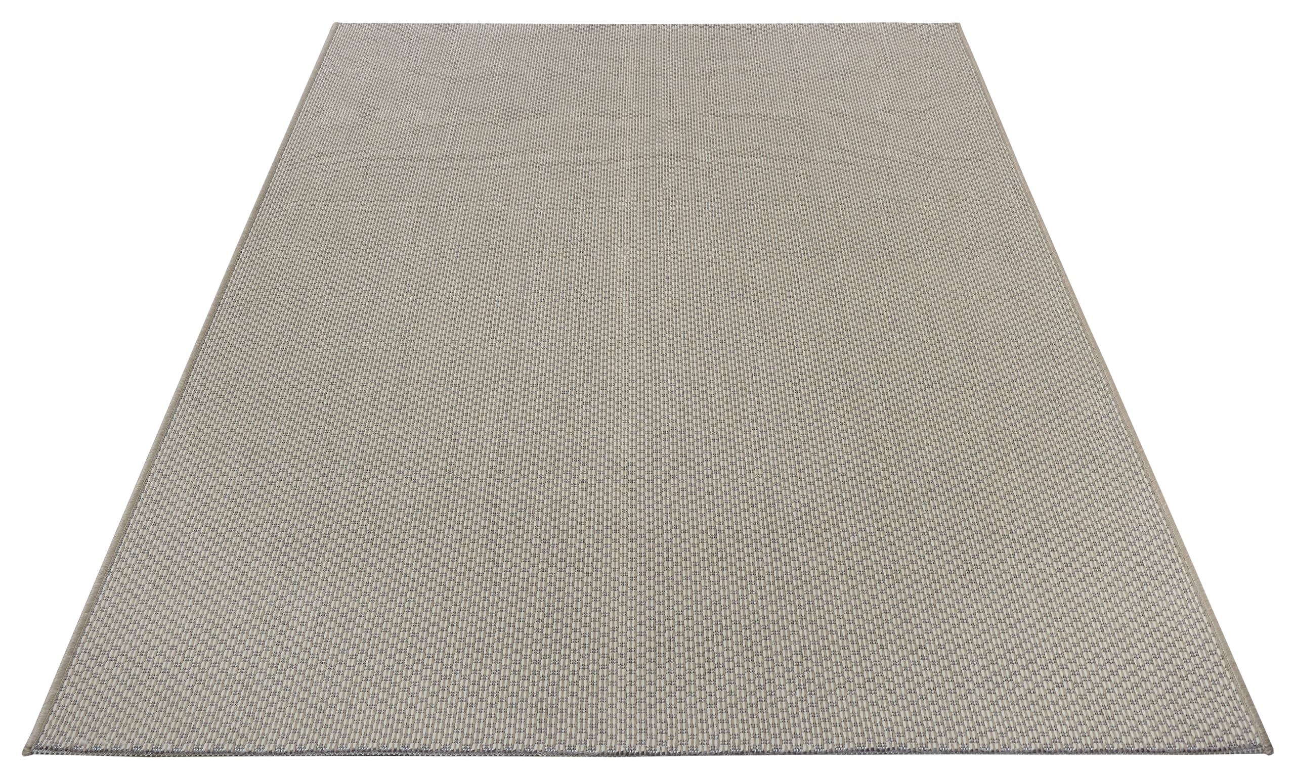 HANSE Home Pure - Alfombra Impermeable para Interior y Exterior, diseño Moderno, Resistente al Agua, Tejido Plano, para jardín, balcón, terraza, salón, Color Beige, 76 x 150 cm