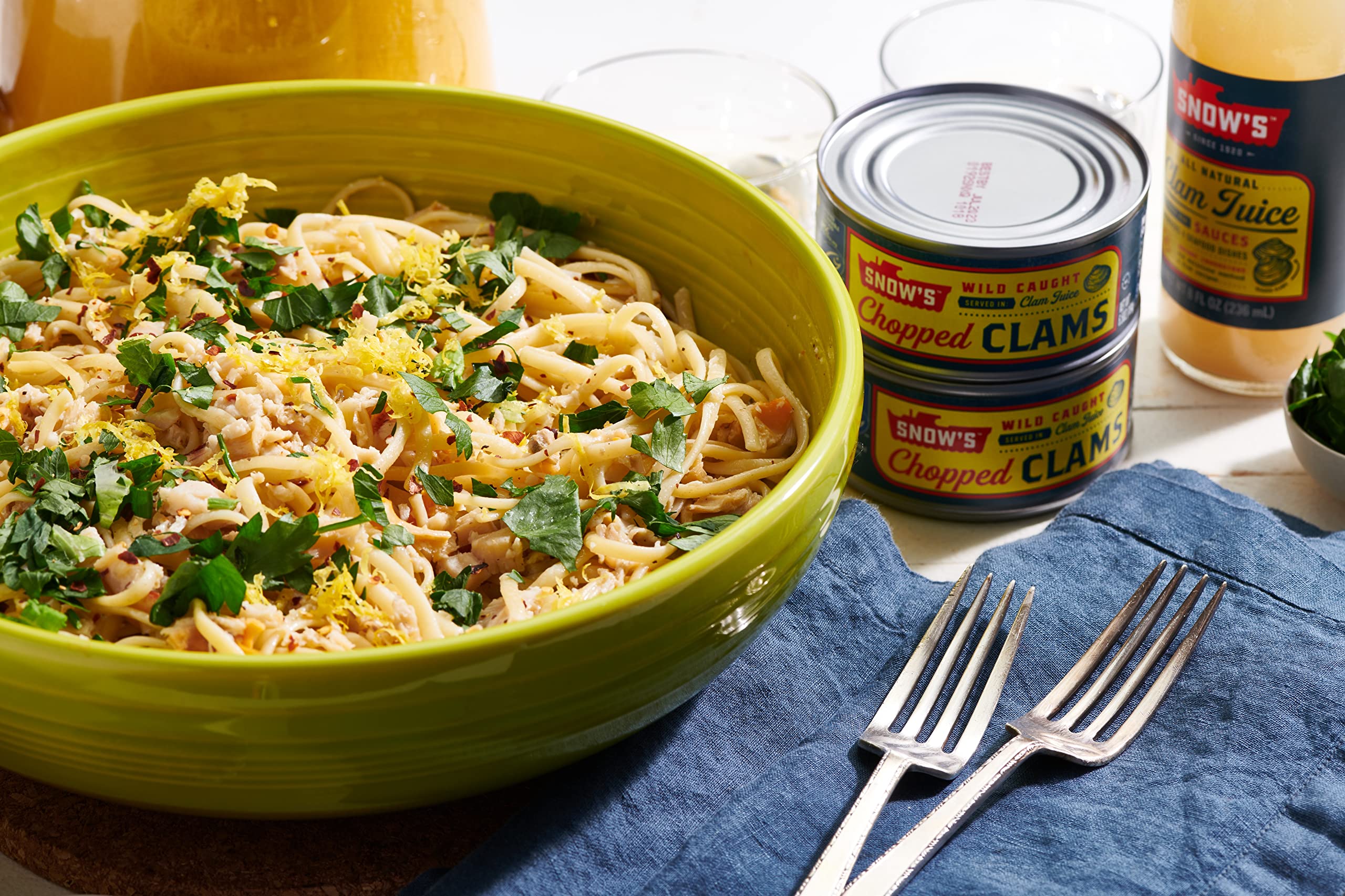 Snapklik.com : Snows Wild Caught Chopped Clams Canned, 6.5 Oz Can - 5g ...