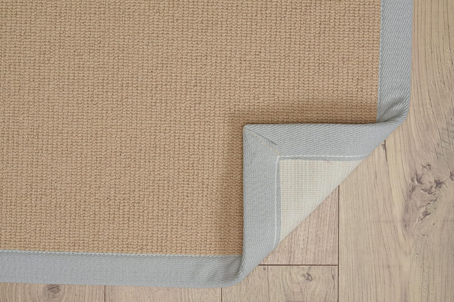 Linon RUG-AT020913 Athena Collection Athena Brown & Ice Blue, 9.10 x 13