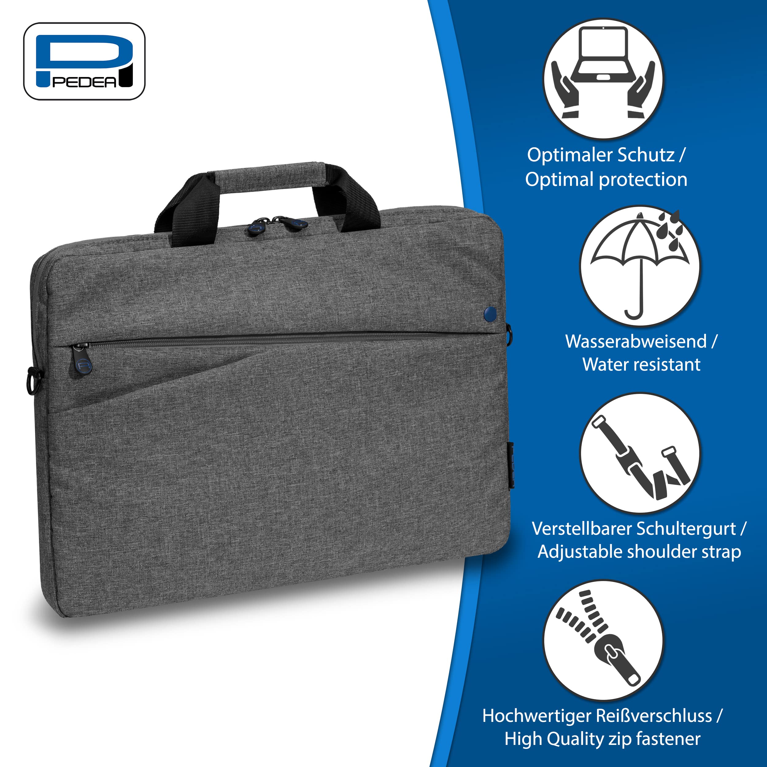 PEDEA Laptop bag fashion 13.3/15.6/17.3 inches